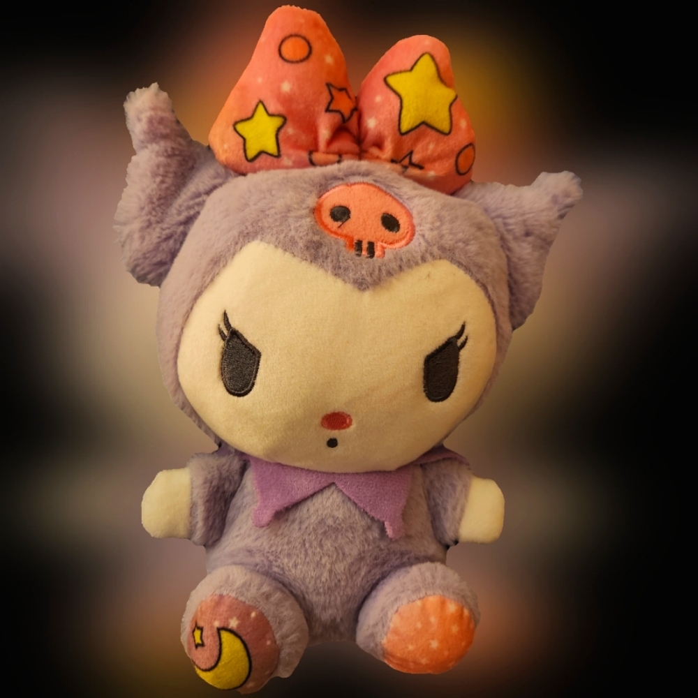 Funny looking My Melody and Kuromi plush Sanrio toy
